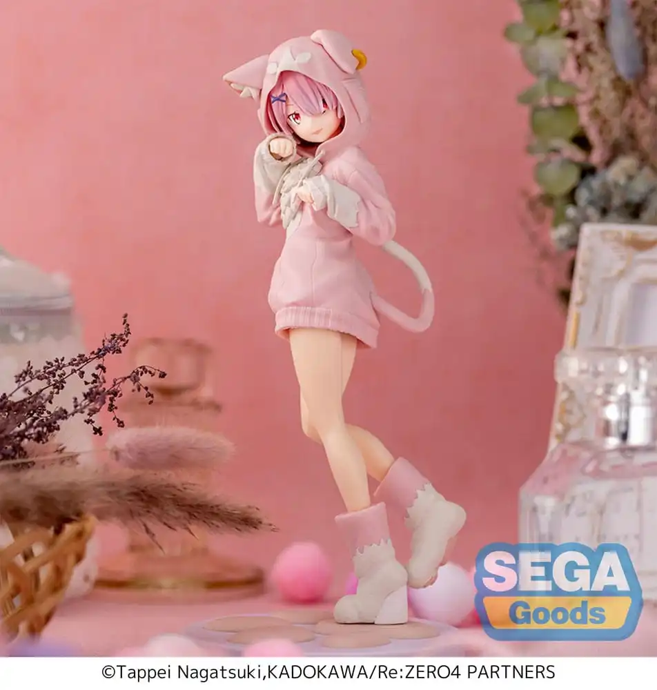 Re:Zero Starting Life in Another World XStellar PVC Statue Ram Mofumofu Pack 22 cm